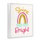 Stupell Industries Shine Bright Geometric Rainbow Framed Giclee Design by Mandy Ford Art + Illustration